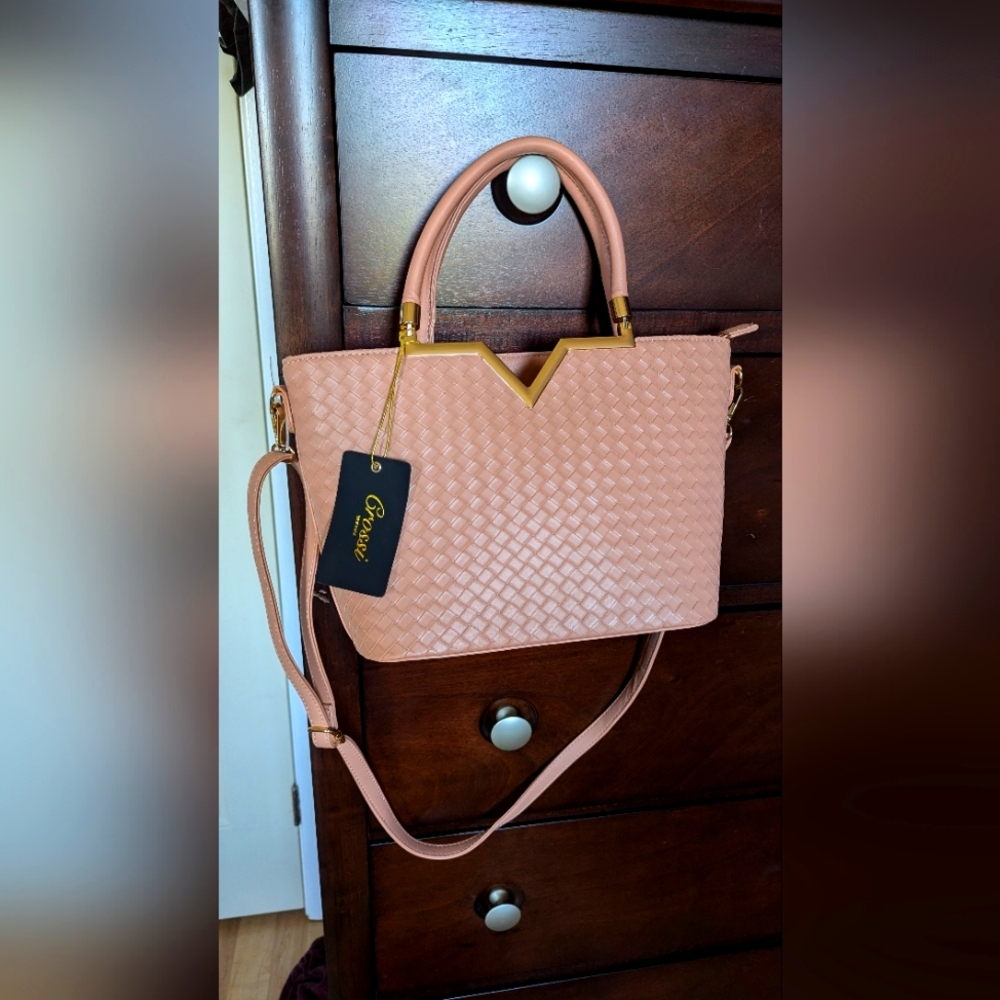 Hand Bag, Brand New, Coral Pink Color